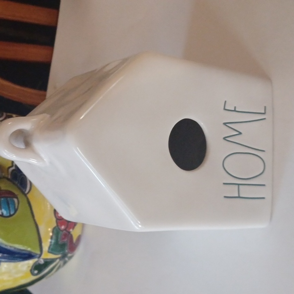Rae Dunn Birdhouse Blue Font - Picture 3 of 5